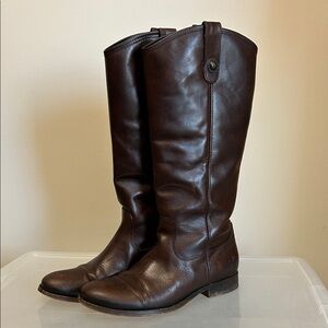 Frye Women's Brown Leather Boots Size 9